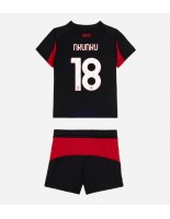 AC Milan Christopher Nkunku #18 Kotipaita Lasten 2025-26 Lyhythihainen (+ shortsit)